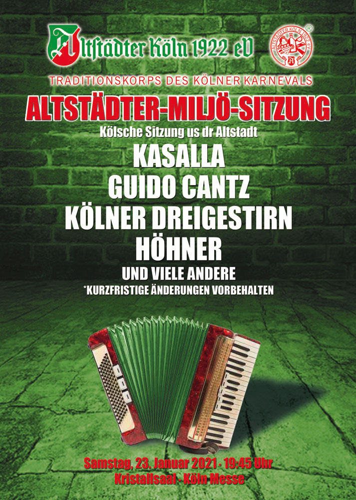 Altstädter Köln 1922 eV Traditionskorps des Kölner Karnevals