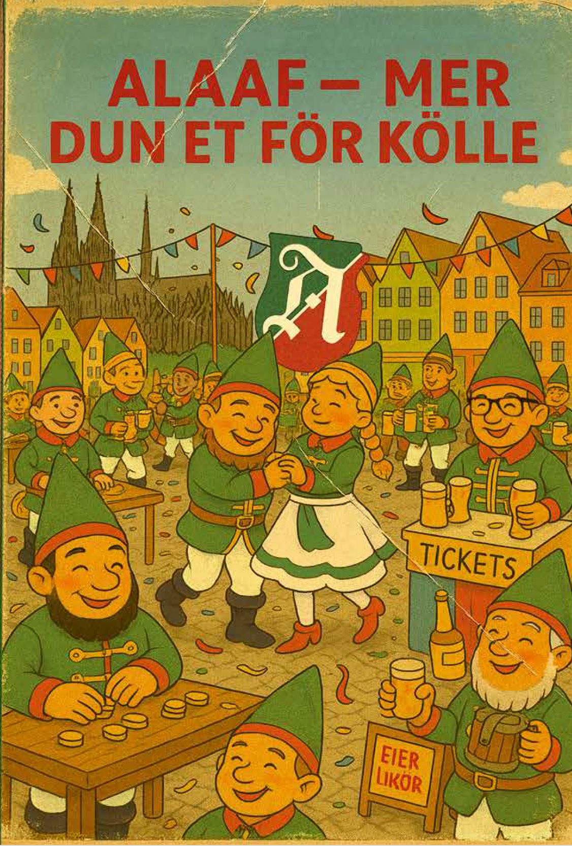Titelbild des Sessionsbuchs 2026 der Altstädter Köln 1922 eV mit dem Sessionsmotto ALAAF – mer dun et för Kölle